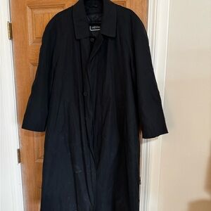 Men's Black Overcoat